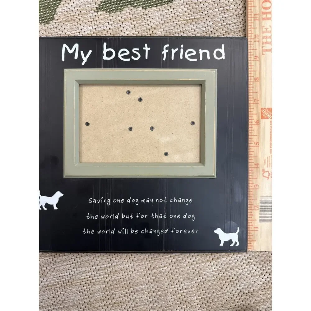 My Best Friend Saving One Dog Frame - 4x6 Photo LSC Accessories 10x10 Frame